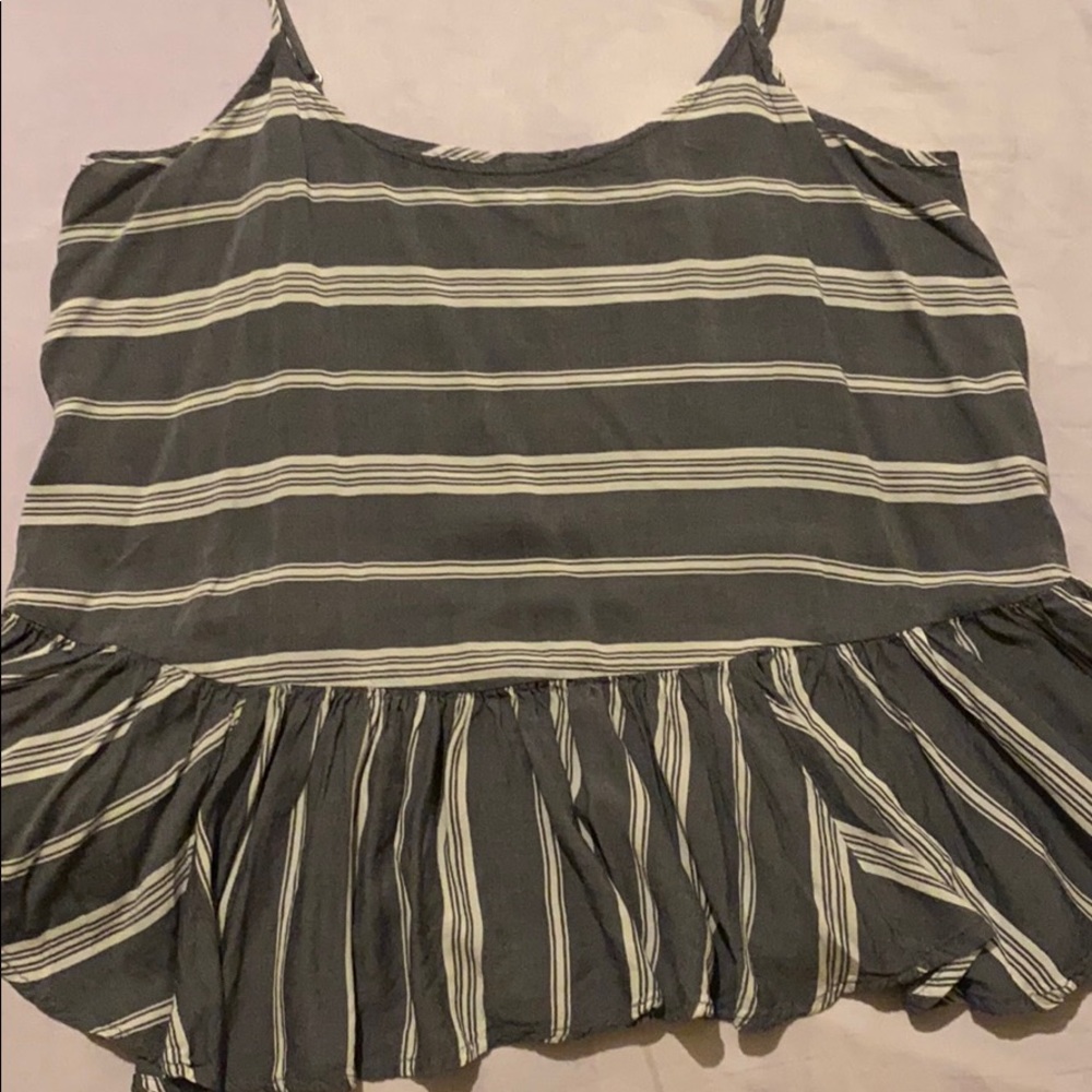 Thin Strap Peplum